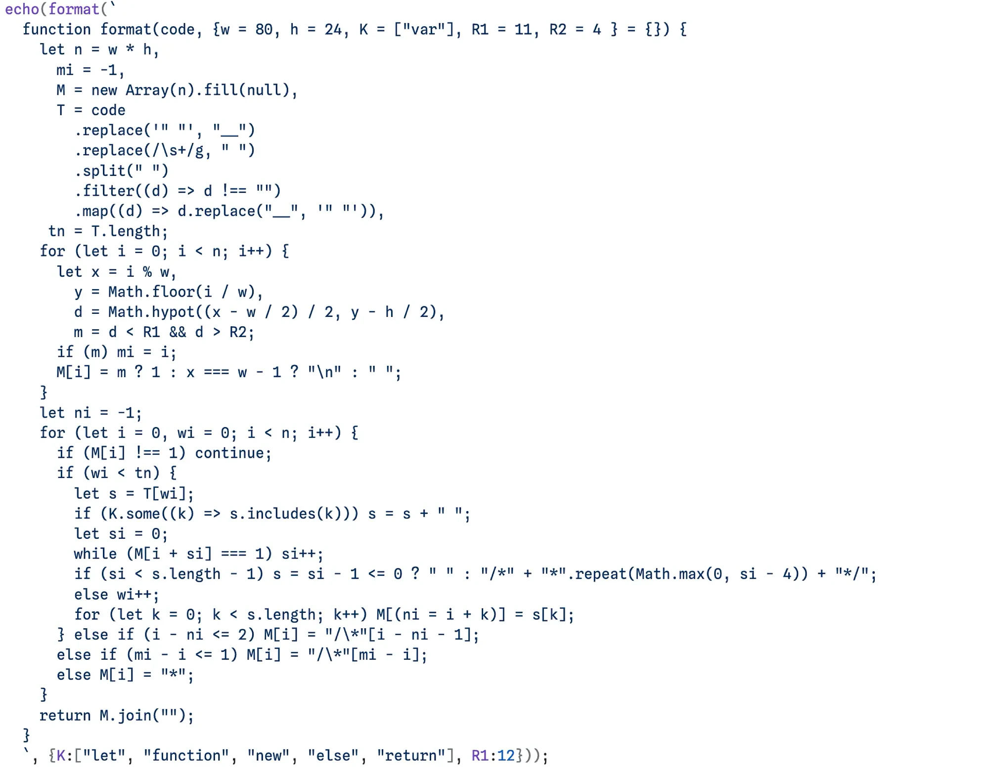 Format Function
