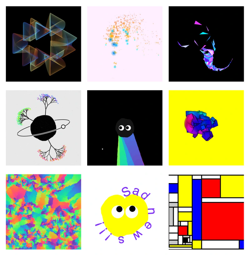Hello Processing: A Collection of Processing Sketches at the Beginning